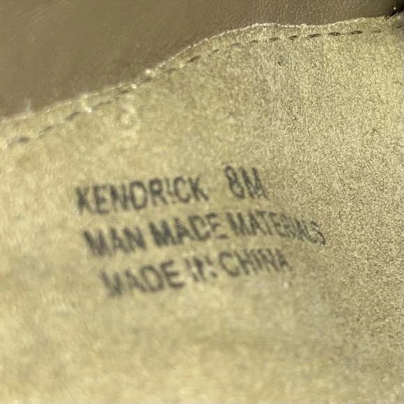 Dollhouse Kendrick Tan Suede Platform Cutout Wedge Heels Size 8M - Picture 8 of 9